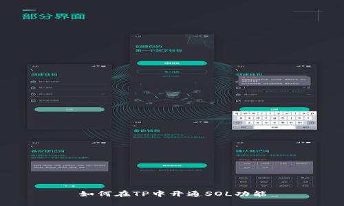 如何在TP中开通SOL功能